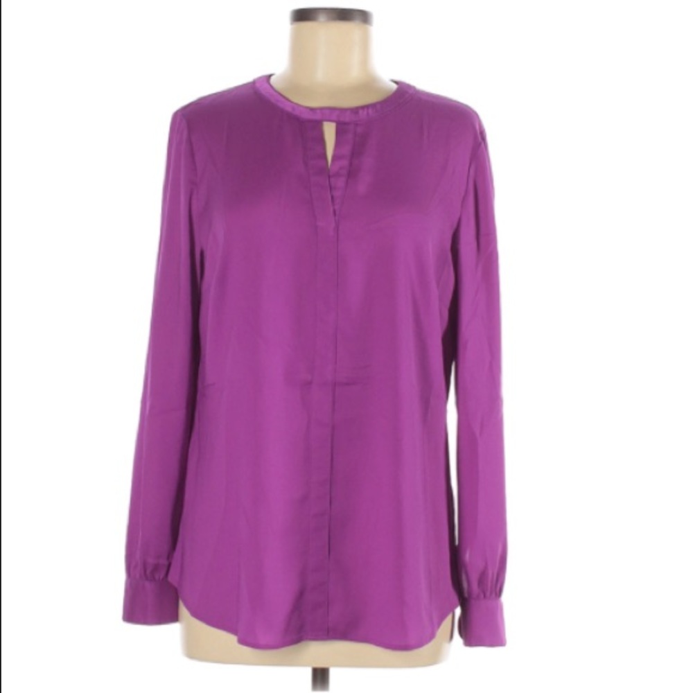 Ann Taylor Purple Blouse